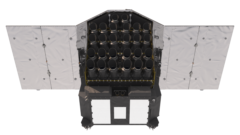 Representative satellite payload architecture illustrated by ESA's PLATO payload